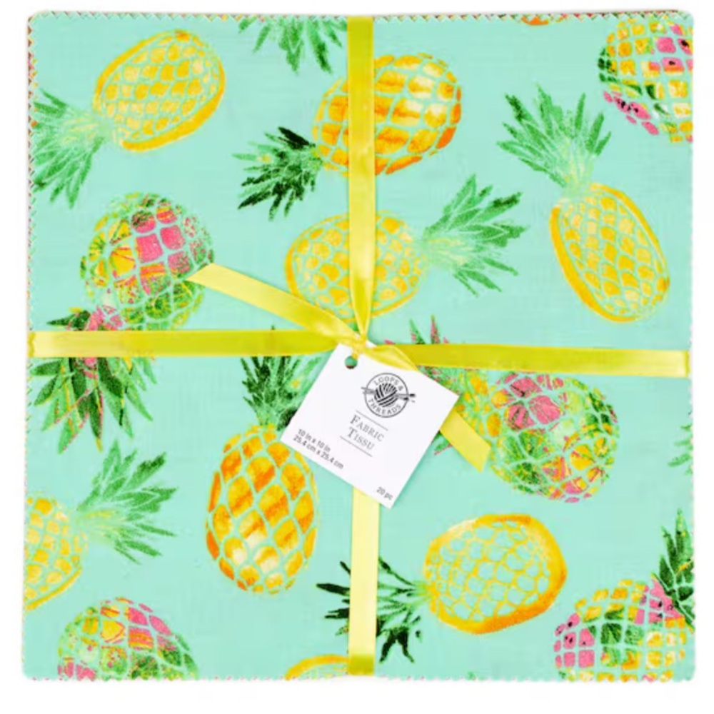 Loops & Threads-one (1) pack of 20 assorted 10” precut Cotton Fabric Squares-#3
